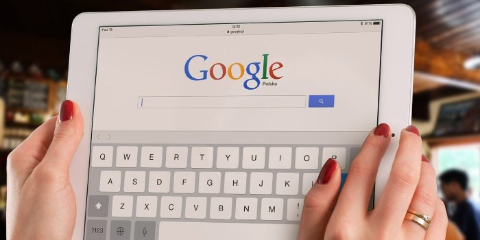 tablet con accesso a google